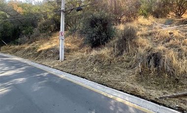 Sitio en Venta en Sitio en Vía Roja con gran vista en Lo Curro