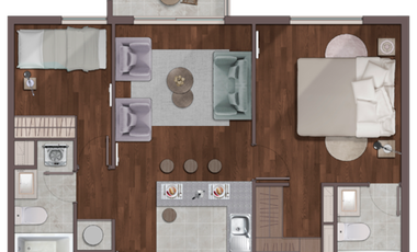 Departamento en Venta en Impecable depto 2 dormitorios