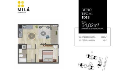 Departamento en Venta en Condominio de entorno familiar