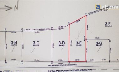 Sitio en Venta en Playa Huayquique (Avda. Arturo Prat)