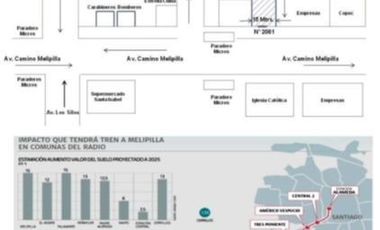 Casa en Venta en camino a melipilla con el manzano