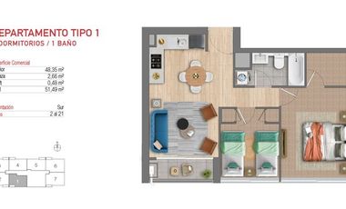 Departamento en Venta en Manuel Jesús Rivera