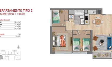 Departamento en Venta en Manuel Jesús Rivera