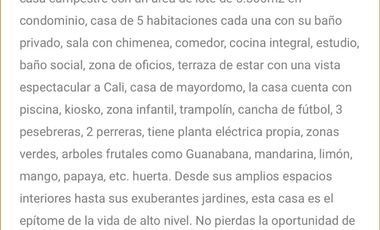 GRAN OPORTUNIDAD 2026, VENDO HERMOSA CASA  FINCA DENTRO DE PARCELACIÓN EN DAPA, SUPER BIEN UBICADA, TRABAJA EN LA CIUDAD Y VIVE EN EL CAMPO