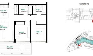 Departamento en venta en Remeros Beach