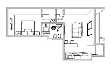 Venta Departamento 2 dos ambientes ciudadela financiación en pesos pozo