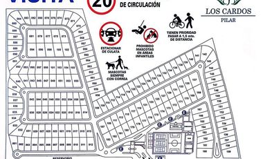 VENTA lote / terreno doble, Los Cardos, Pilar