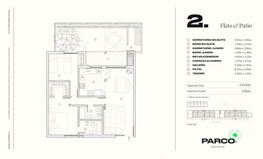 VENTA| DEPARTAMENTO 2 dorm. con BALCÓN en BARRIO JARDÍN ¡EL MEJOR EMPRENDIMIENTO DE ZONA SUR!