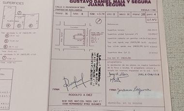 PH APTO CREDITO 7 Ambientes C/Patio y Quincho sobre 2 Plantas 187m2 Venta-Wilde.