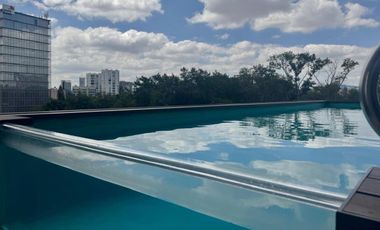 Nuevo, Muy cerca Zona Financiera, Torre Elysian en el Country Club, 1 recámara, 1.5 baños, 1 auto