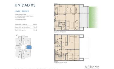 Departamento tipo DUPLEX 3 amb  - URBANA - Lomas de San Isidro