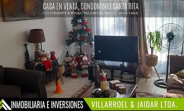 Casa en Venta en CONDOMINIO SANTA RITA, SAN CLEMENTE