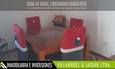 Casa en Venta en CONDOMINIO SANTA RITA, SAN CLEMENTE