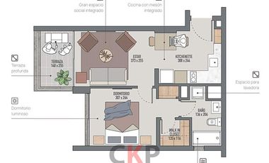 Departamento en Venta en San Eugenio / Av. Grecia
