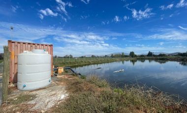 Campo con derechos de agua y tranque