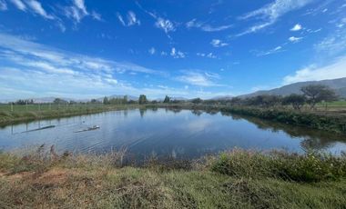 Campo con derechos de agua y tranque