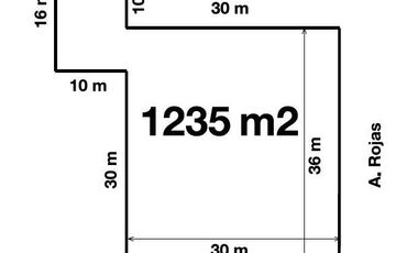 Lote en esquina para desarrollar en Monte Grande