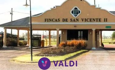 Lote en venta - Barrio Fincas de San Vicente II Sector laguna