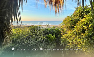 Terreno Frente al Mar con Cabañas Ecológicas