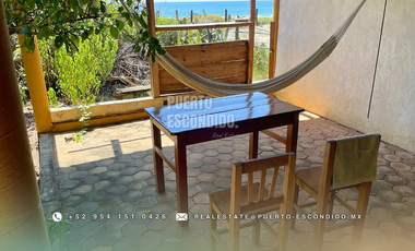 Terreno Frente al Mar con Cabañas Ecológicas