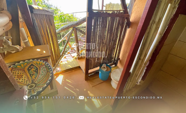 Terreno Frente al Mar con Cabañas Ecológicas