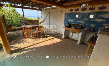 Terreno Frente al Mar con Cabañas Ecológicas