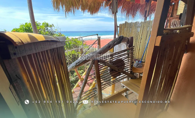 Terreno Frente al Mar con Cabañas Ecológicas