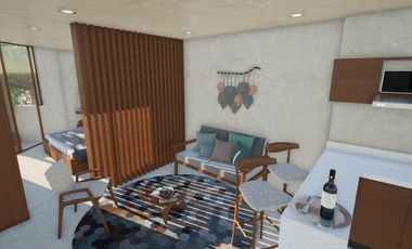 Estudio 103 en venta en el corazón de Aldea Zamá, Tulum.  ID2543