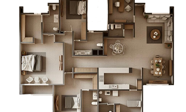 DEPARTAMENTO EN VENTA MERIDA, DZITYA, MONTALMA LIVING, MOD. TRIA, MARZO 2027.