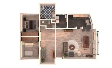 HERMOSOS DEPARTAMENTOS EN DESIERTO DE LOS LEONES!!!