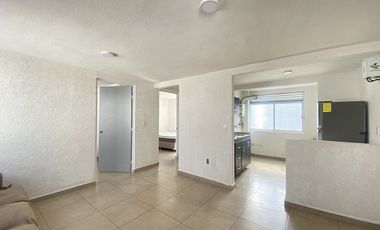 Se renta depto Semi-amueblado  a unos pasos del aeropuerto