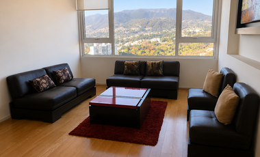 DEPARTAMENTO AMUEBLADO EN RENTA EN TRES CUMBRES SANTA FE