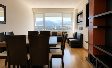 DEPARTAMENTO AMUEBLADO EN RENTA EN TRES CUMBRES SANTA FE