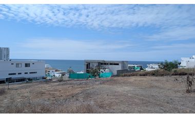 En venta terreno con vista al mar  bifamiliar Urb Ciudad del mar