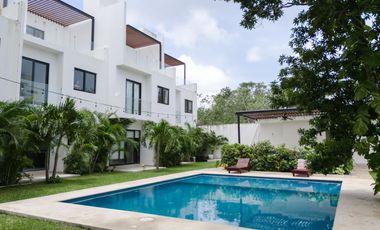 Casa en venta, tulum, 3 habitaciones, 3 baños y 1/2, terraza