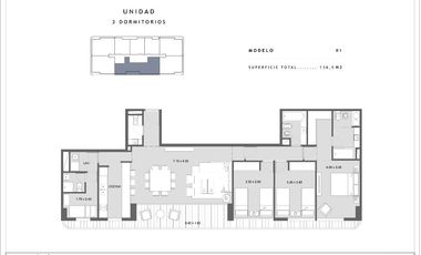 Departamento en  BELVEDERE YACHT