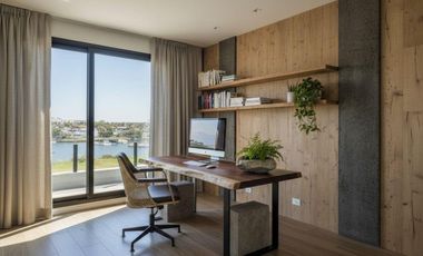 Venta departamento 4 ambientes y dependencia con vista al rio Vilago Nordelta