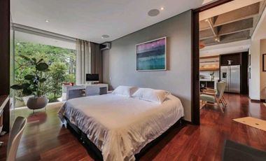 VENTA DE APARTAESTUDIO CON TERRAZA  EN EL POBLADO, SECTOR LAS LOMAS.