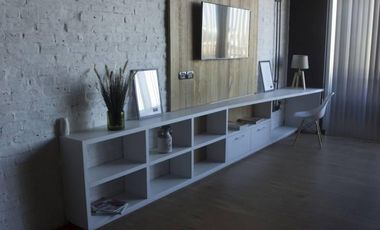 Venta de Loft amoblado apto profesional con cochera doble. Edificio de gran categoria