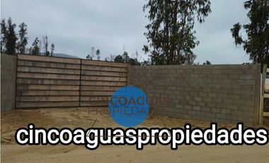 Foresta de Zapallar con 2 cabañas en obra