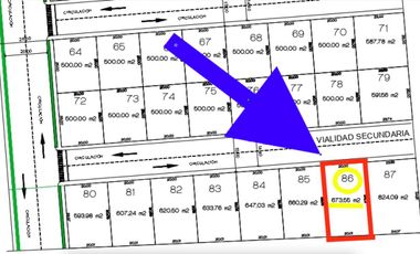 Venta Terrenos Industriales 673m2 L86 $2.5mdp Parque Industrial, Cerca Toyota