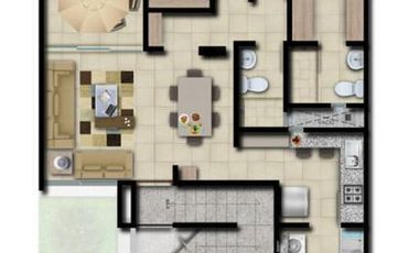 Departamento en venta Zakia El Marques GPS