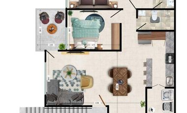 Departamentos en Venta en Zakia, Queretaro. GPS