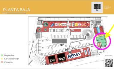 Renta Local en Plaza, Av. Universidad, 5 de Febrero, Qro76. $88mil