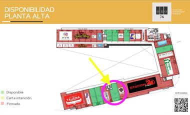 Renta Local (87m2) en Plaza, Av. Universidad, 5 de Febrero, Qro76. $27mil