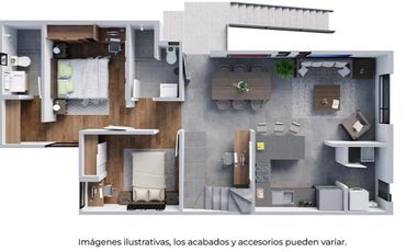 Departamento en venta en Zakia El Marques GPS