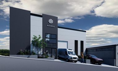 Nave industrial en preventa 383.1m2 cerca del Parque Industrial Querétaro. GPS