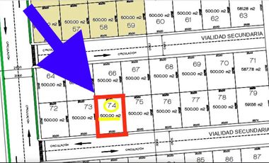 Venta Terrenos Industriales 500m2 L74 $1.9mdp Parque Industrial, Cerca Toyota