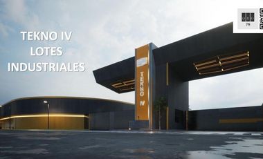 Venta Terrenos Industriales 500m2 L74 $1.9mdp Parque Industrial, Cerca Toyota