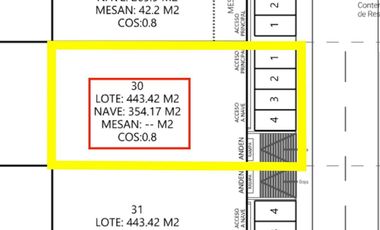 Venta Naves Industriales (354m2), Lib. Sur Poniente